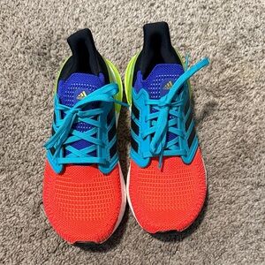 Adidas primeblue orange and Blue Sneakers